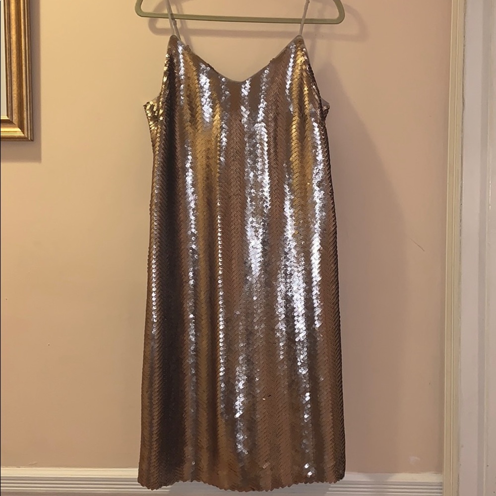 J. Crew sequin dress